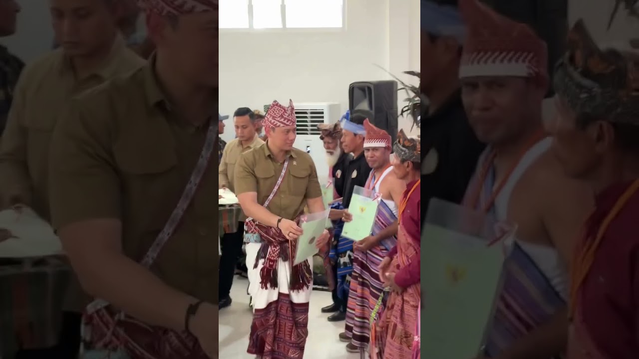 Menteri ATR/Kepala BPN, AHY melakukan kunjungan kerja ke Provinsi Nusa Tenggara Timur.