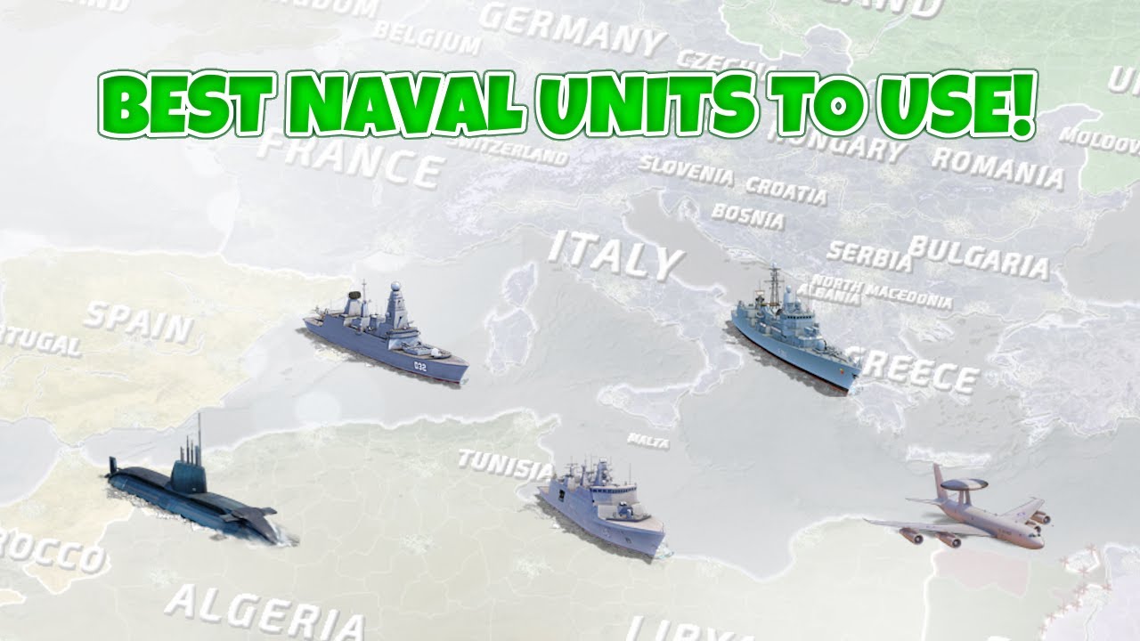 BEST NAVAL UNITS TO BUILD IN SUPREMACY WW3!
