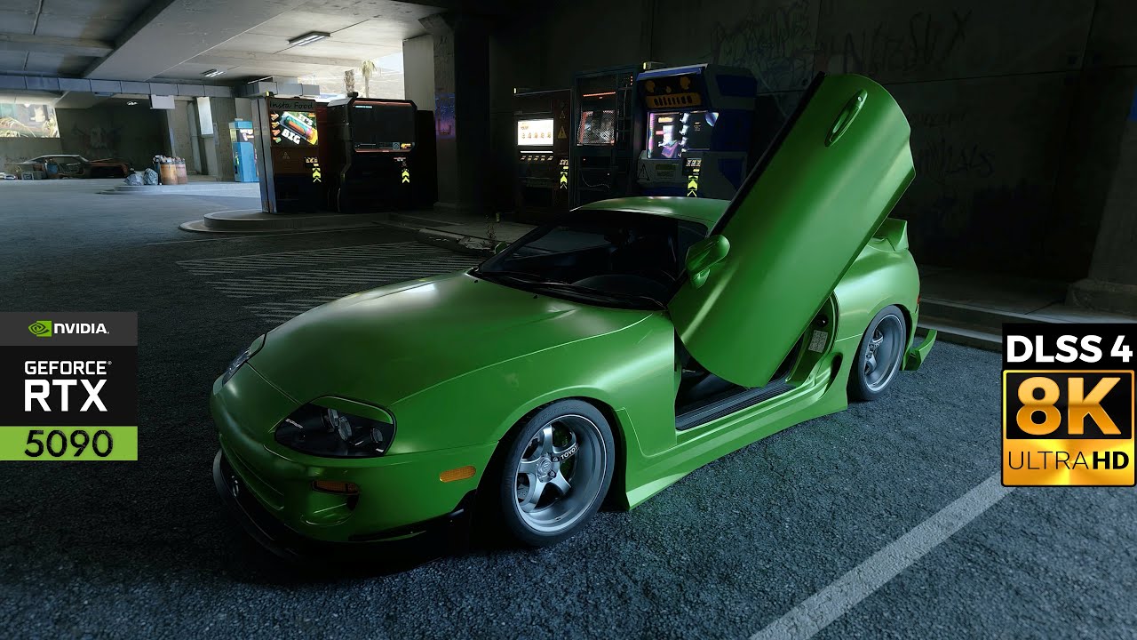 [8K] Cyberpunk 2077: Driving Real Life Cars with Modded Graphics | RTX 5090 Ryzen 9800X3D