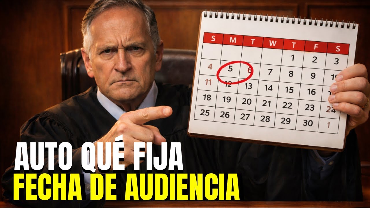 Auto que Fija Fecha y Hora para la Audiencia Inicial en el Proceso Verbal 