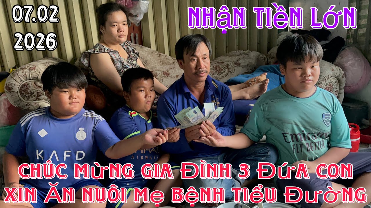 Chúc Mừng Gia Đình 3 Đứa Con Đi Xin Nuôi Mẹ Bệnh #thinhhanh #yeucuocsong #mientay #giadinh 