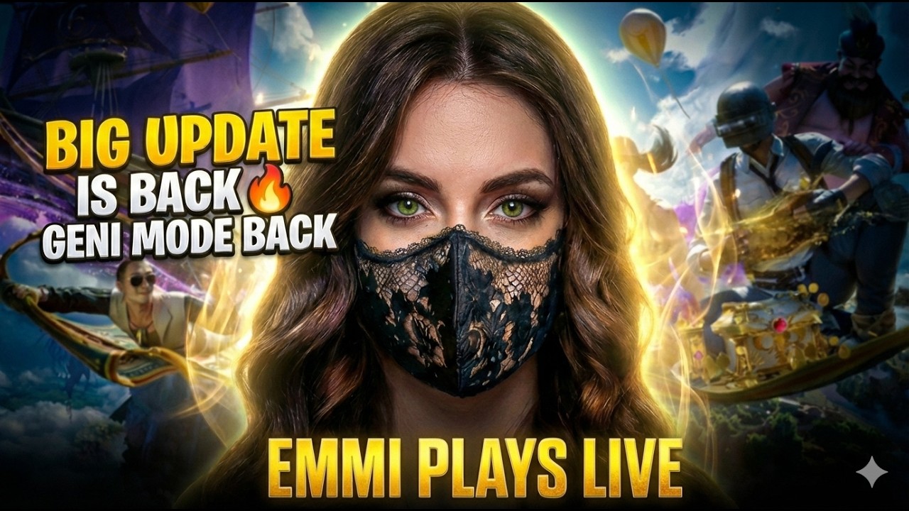 BIG UPDATE IS BACK 🔥 GENI MODE RETURN ! GIVE CHALLENGE 🔥 PUBG MOBILE 4.2 UPDATE 🔴 Emmi Plays Live