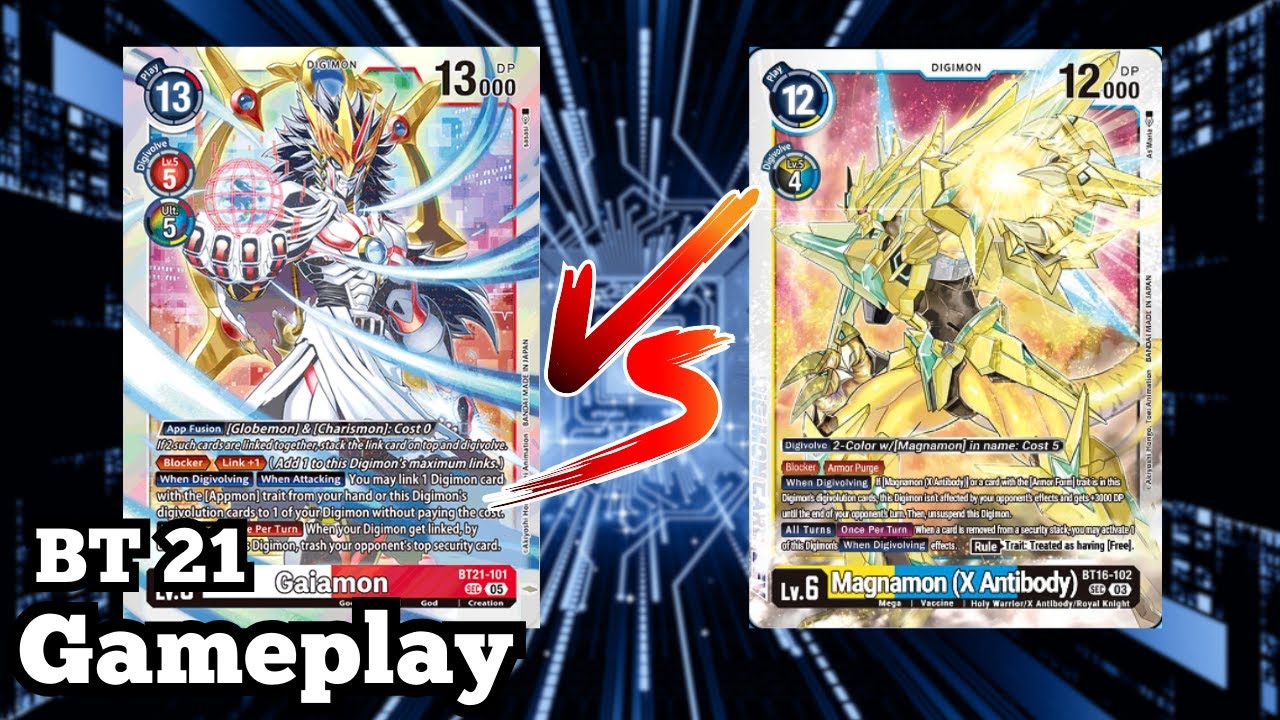 Magnamon Vs Appmon - Commentary Digimon TCG Gameplay
