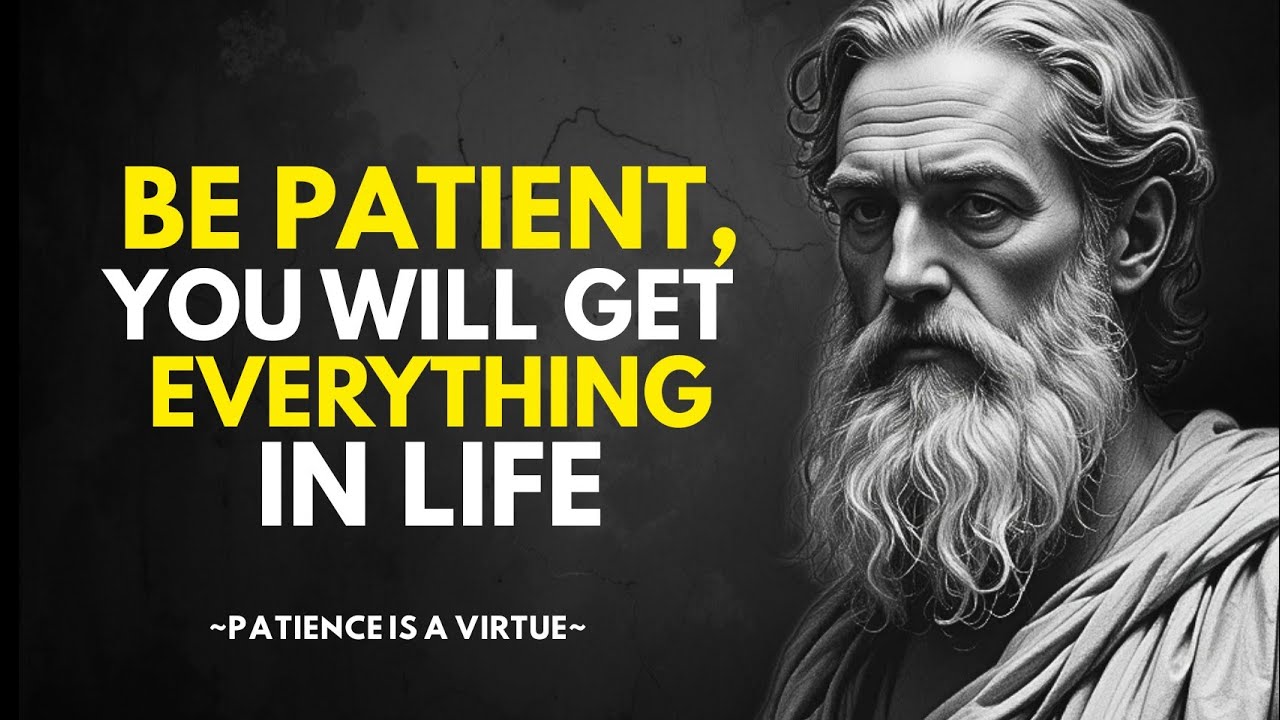Why Patience Always Wins - a stoic lesson on power of patient.