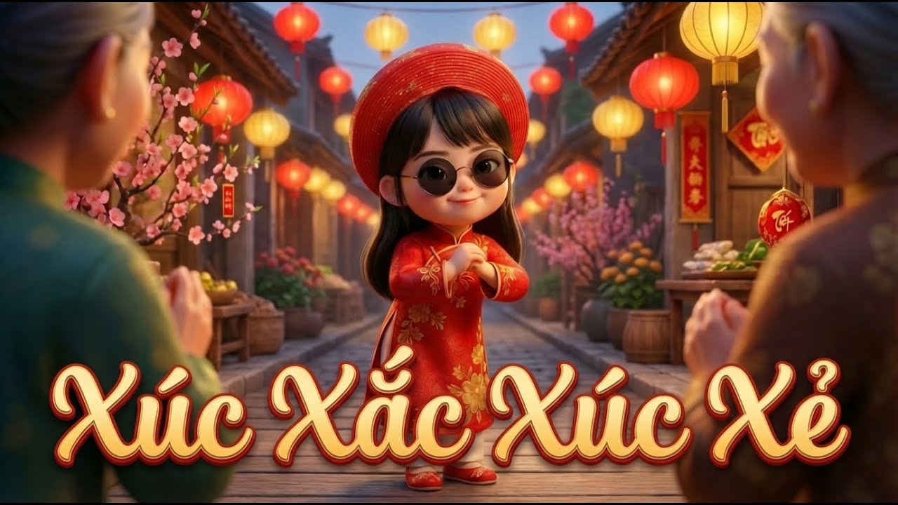 Xúc Xắc Xúc Xẻ 2026 🧧 Nhạc Tết Thiếu Nhi Sôi Động (3D Animation 4K) - Bé Thaoo