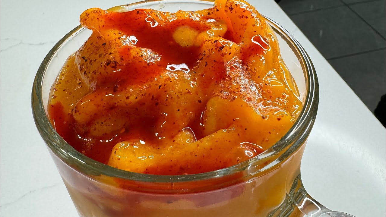 Apaleado de mango / Cocinando A la Periqu&eacute;