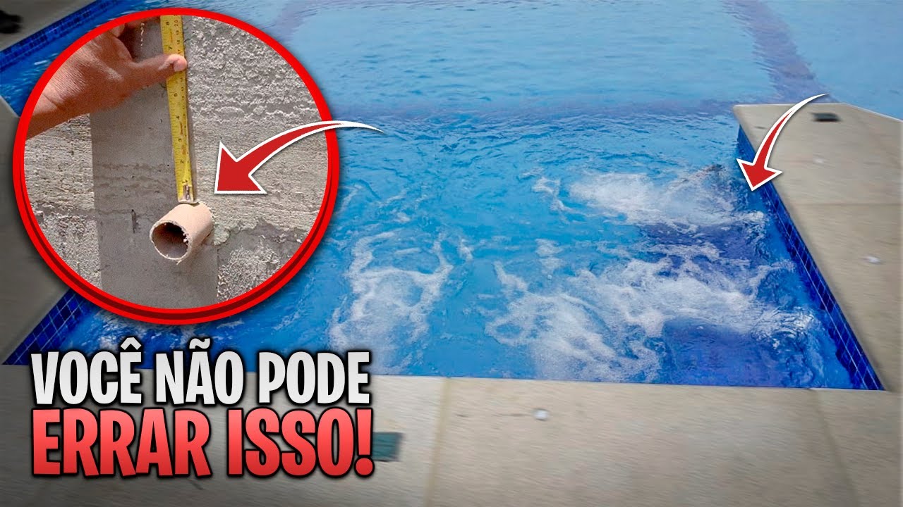 HIDROMASSAGEM NA PISCINA! NÃO FAÇA SEM VER ESTE VÍDEO