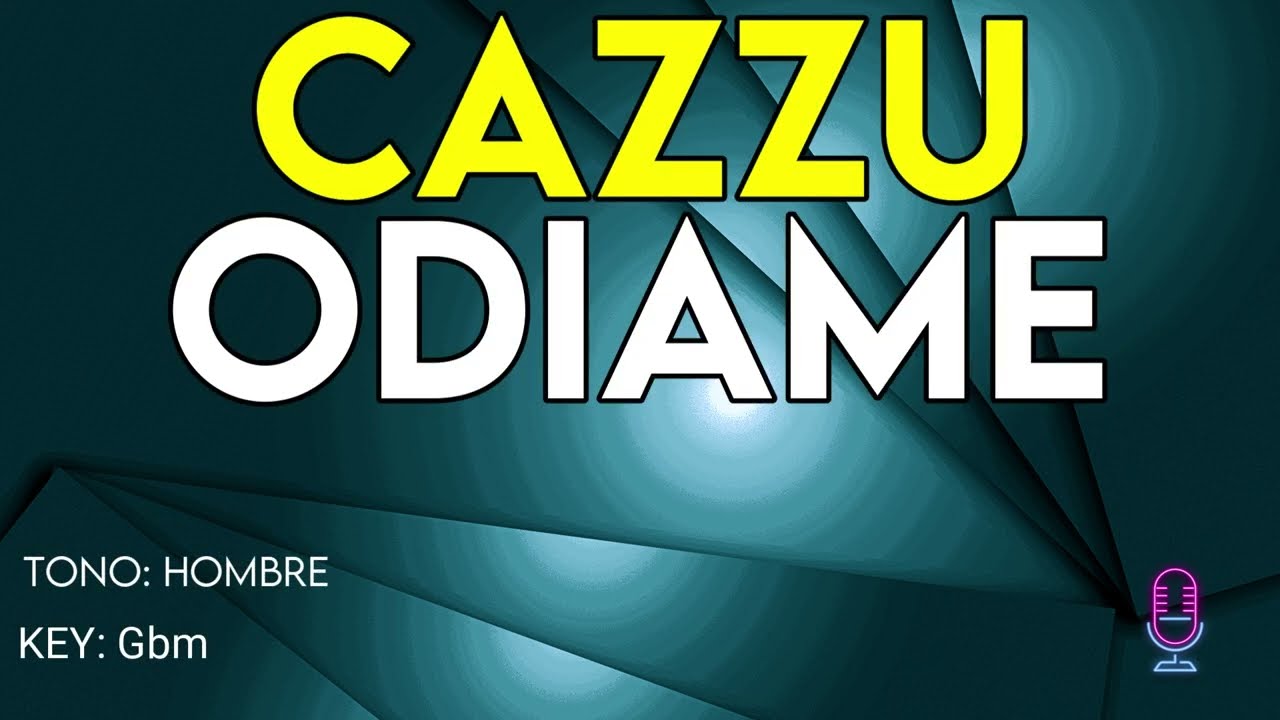 Cazzu - Ódiame - Karaoke Instrumental - Hombre