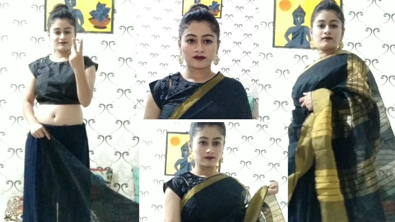 2 minute saree challenge.|| how to wear saree in 2 minutes.|| saree draping.