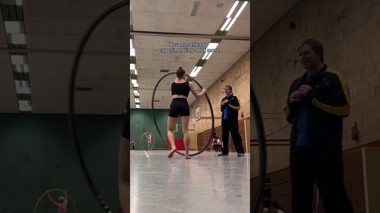 Learning Hand Waltz in Cyr Wheel
