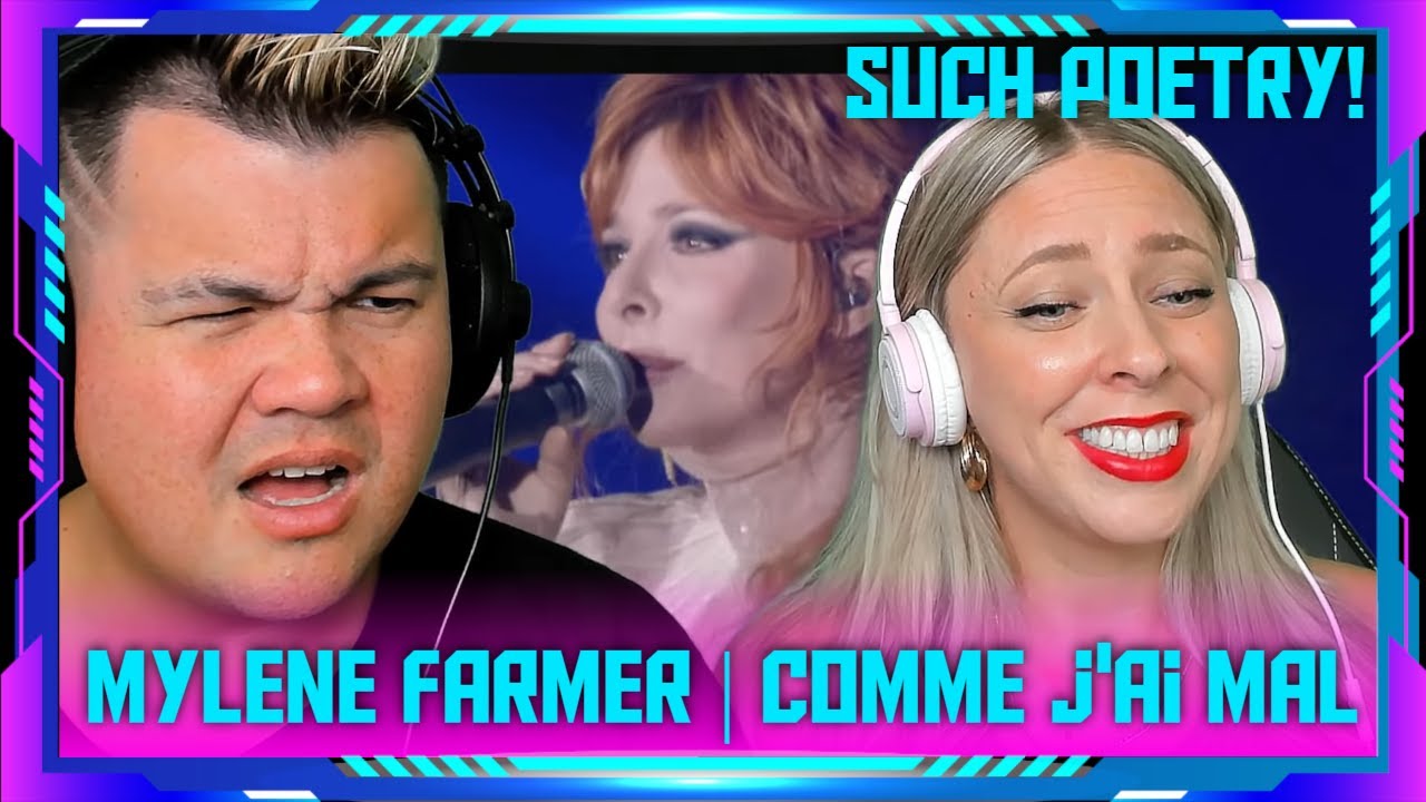 Americans Reaction to Mylène Farmer -Comme j'ai mal (Timeless 2013) | THE WOLF HUNTERZ Jon and Dolly
