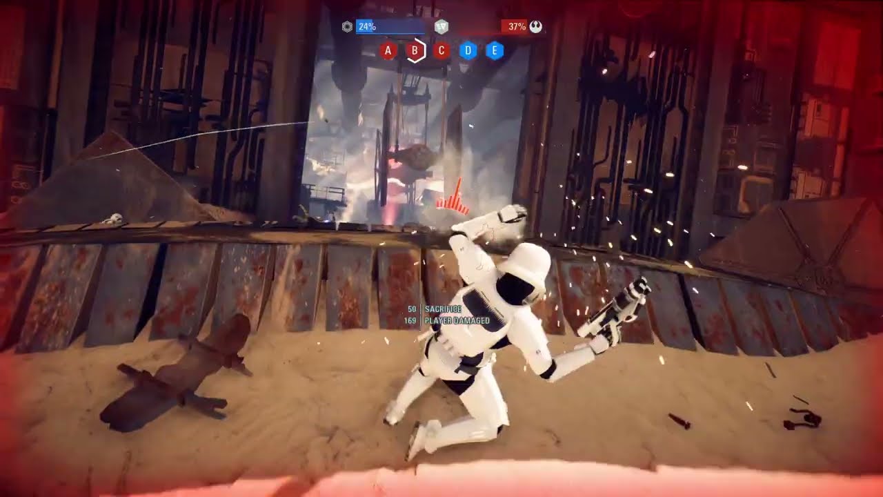 Flying Through Jakku | Supremacy Jakku Map | First Order | Star Wars Battlefront 2