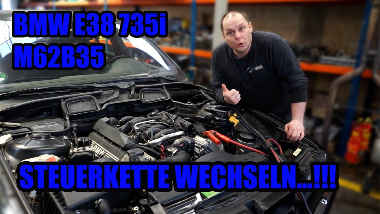 BMW E38 735i M62B35TU #KJMOBIL#wirwechselndiesteuerkette