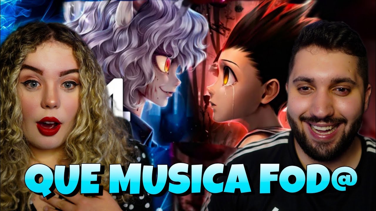Reagindo a Gon x Neferpitou (Hunter X Hunter) - Homem Gentil | M4rkim feat. Mistery