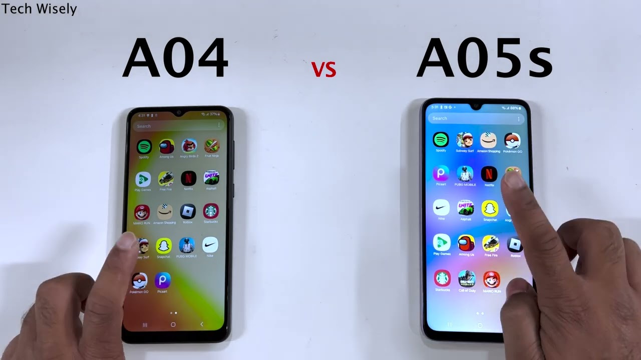 SAMSUNG A04 vs A05s - Speed Test