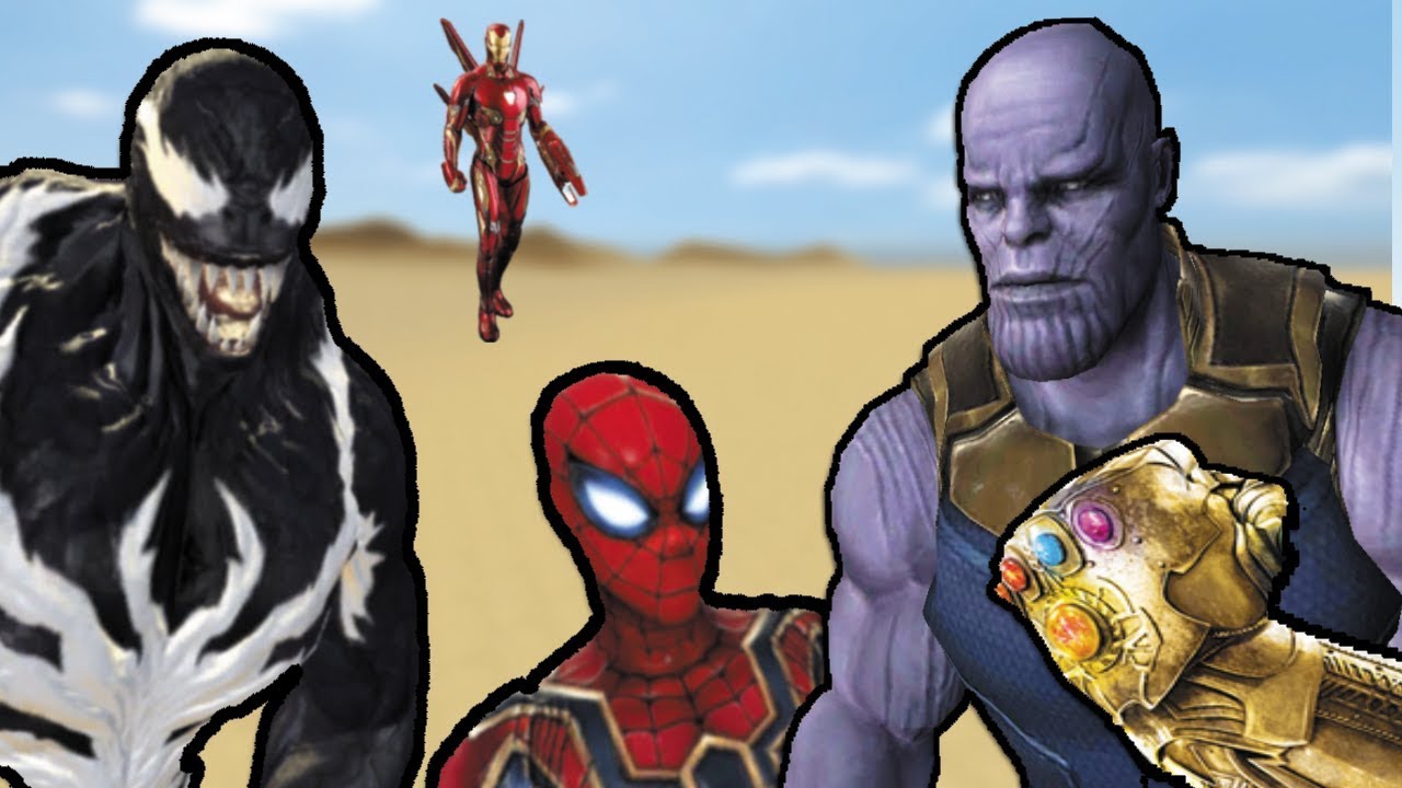 VENOM en Infinity war Y LOS DEMÁS contra THANOS el macabro titan (Left 4 Dead 2 Infinity War)