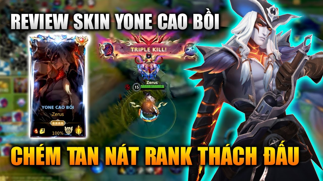 Wild Rift | Yone Cao Bồi Chém Tan Nát Rank Thách Đấu Cực Phê Tốc Chiến