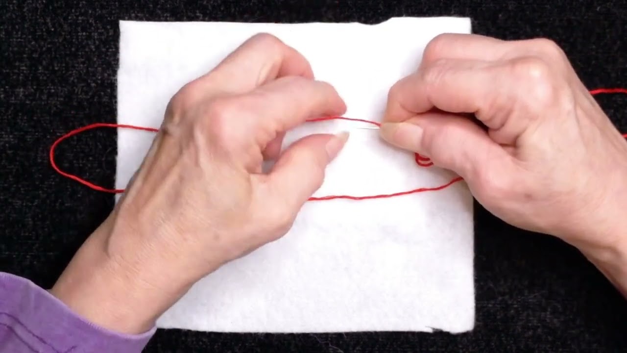How to Tie a Quilter’s Knot (No Needle Dropping!) | Easy Sewing & Embroidery Tip