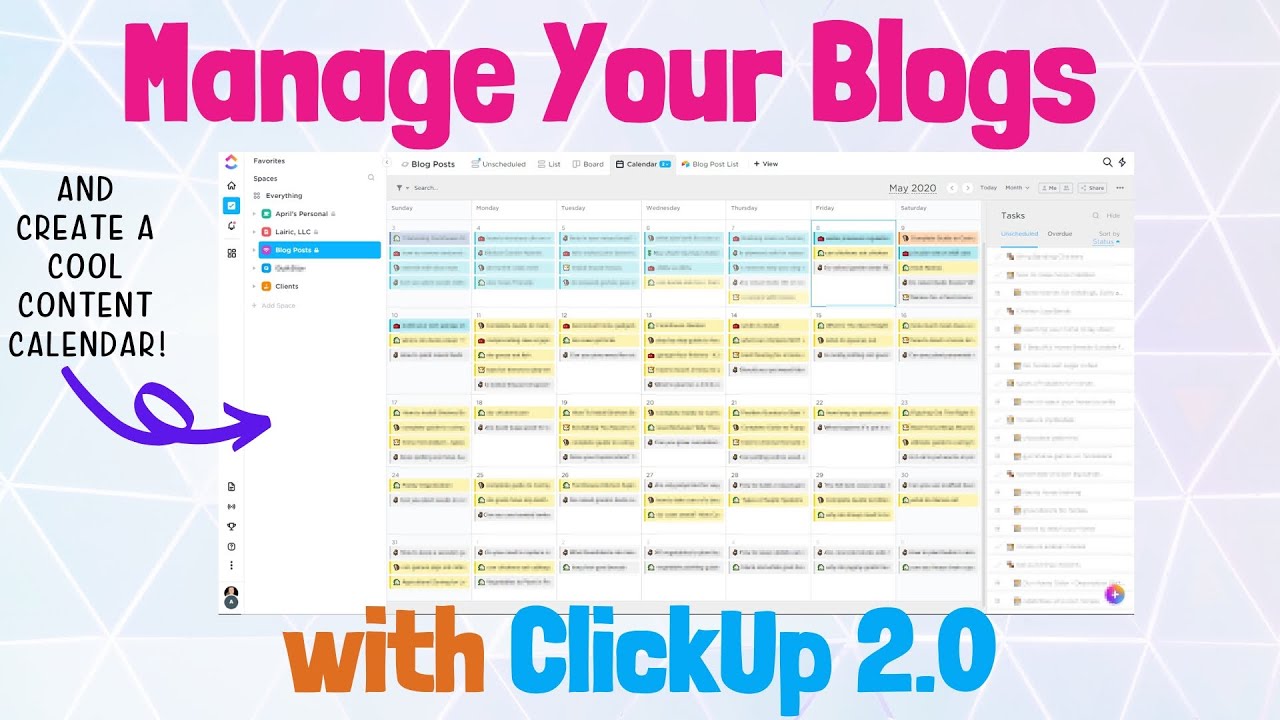 ClickUp 2.0 Setup Tutorial for Bloggers