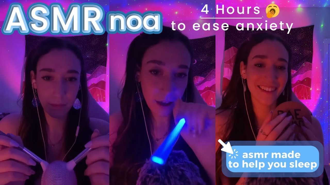 Fall asleep in 15 minutes | 4 HOURS of ASMR to help you relax 💕| live #159