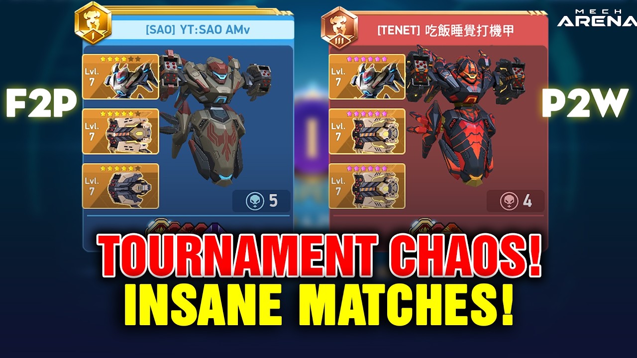 🔥 These Tournament Matches Got CRAZY! | Mech Arena