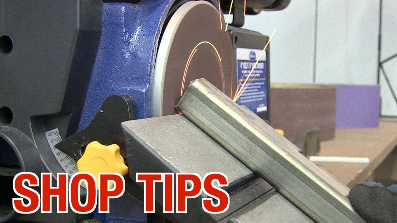 Tips with the Belt / Disc Sander from Eastwood