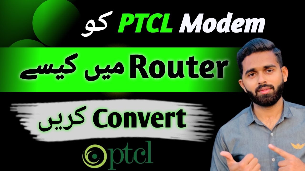 Convert Ptcl Modem to Router || Ptcl modem connect Ptcl router || Router to router Connection