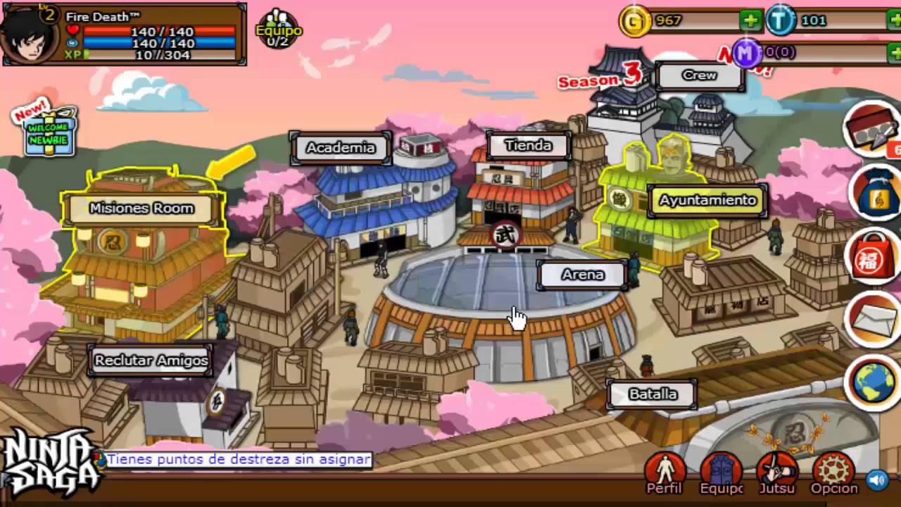 Ninja Saga En Espa&ntilde;ol - El Comienzo - 1