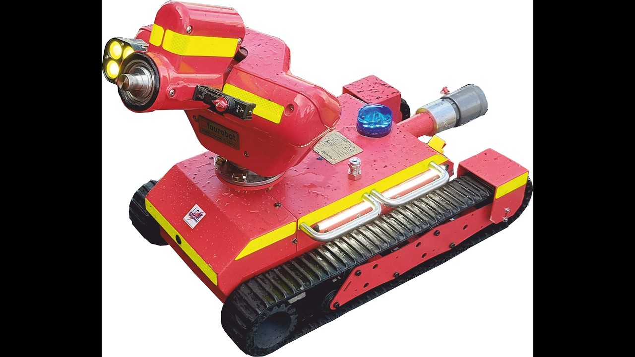 Robot pompier portable MRX par JCM