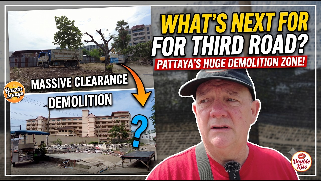 Масштабный снос на Третьей улице! 🚧 Что ждет Паттайю дальше? | Прогулка