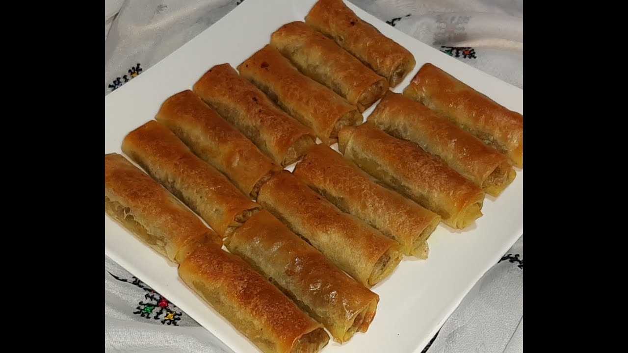 سيجار معمر بالدجاج  .لذيذ ومقرمش روعة