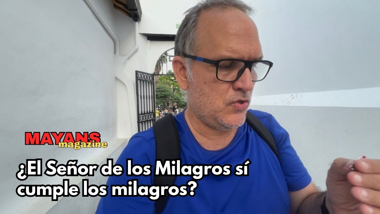 Le pedí el milagrito al Señor de los Milagros en Girón, Santander.