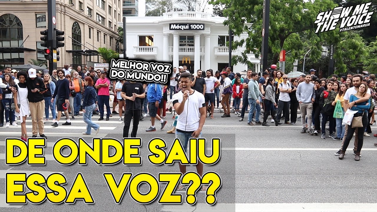 ESTE RAPAZ CANTOU DE FORMA INACREDITÁVEL!!