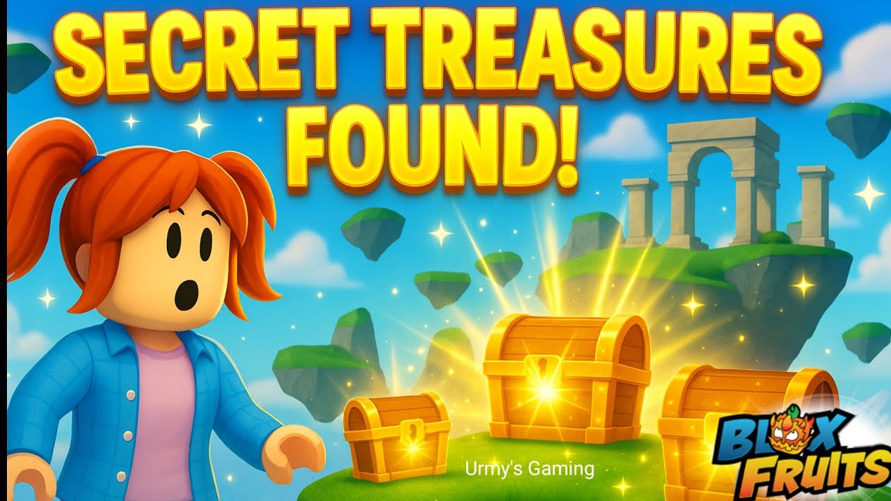 I Found Secret Treasures in Skyland! 😱 | Blox Fruits | Urmy&rsquo;s Gaming