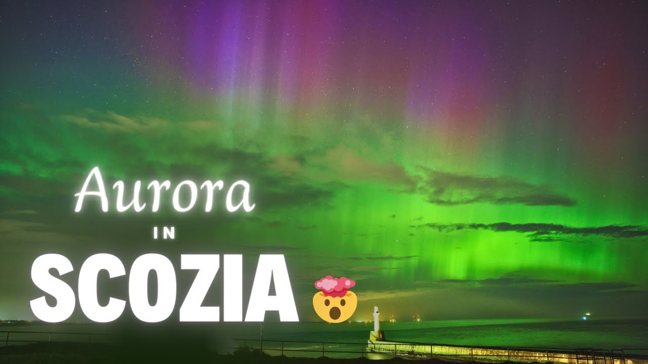 L' AURORA BOREALE PIÙ FORTE DEGLI ULTIMI 10 ANNI IN SCOZIA