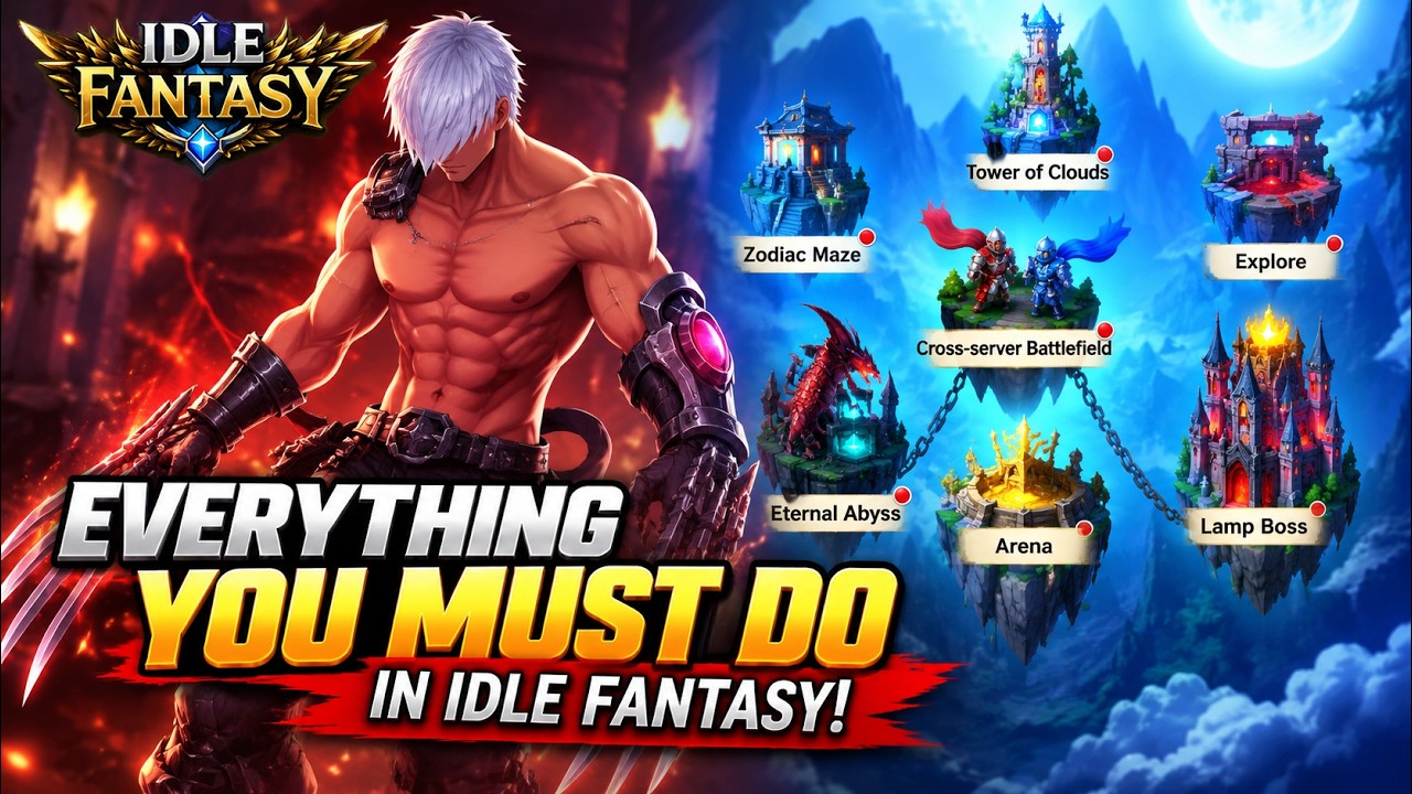 The BEST Way to Daily Progress in Idle Fantasy! 💎🔥