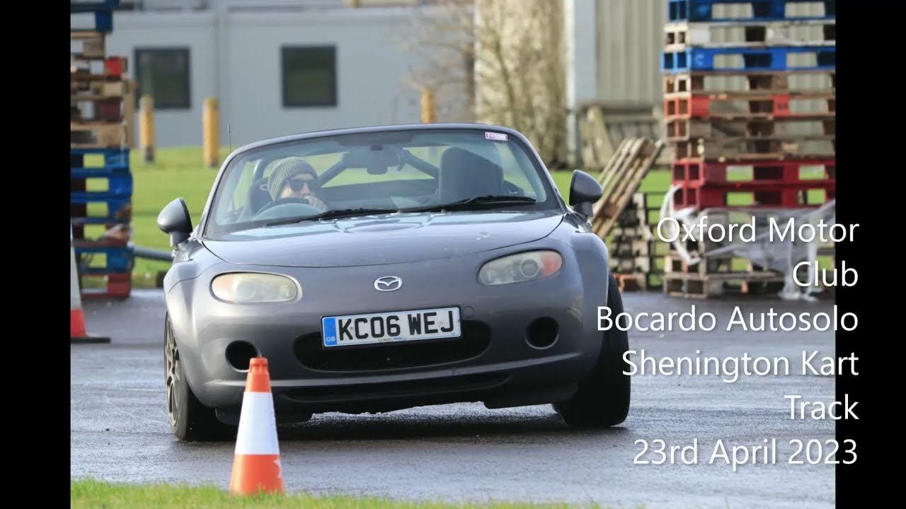 Oxford Motor Club Bocardo Autosolo Shenington Kart Track April 2023