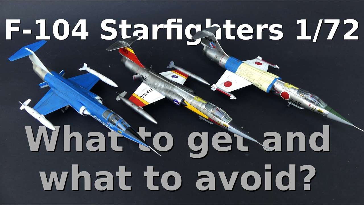 F-104 Starfighter comparison 1/72 Italeri (ESCI), Revell and Hasegawa What to buy and what to avoid?