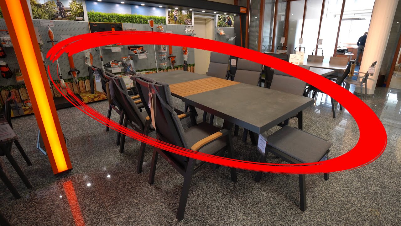 Gartenmöbel 2023 Design Siena Garden Outdoor Sitzgruppe mit Ausziehtisch und Stühlen