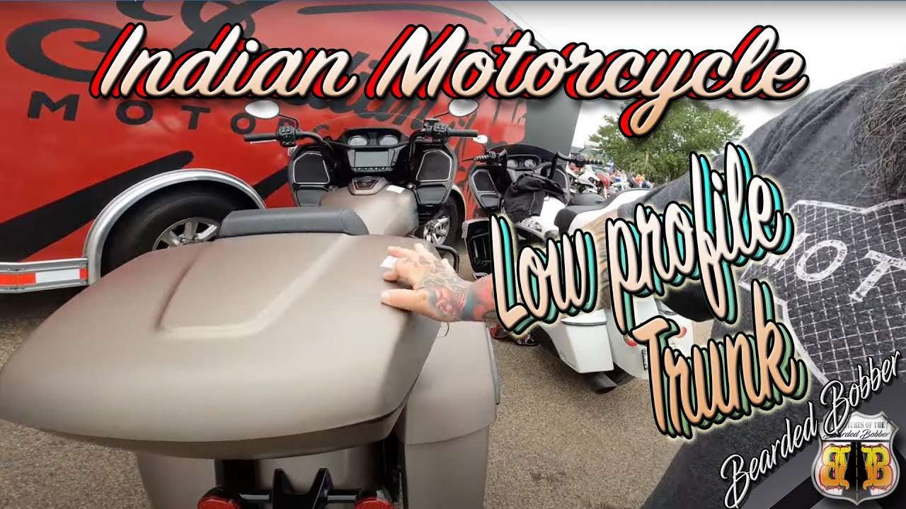 Lets look at the Indian Motorcycle trunks! Slim vs FULL