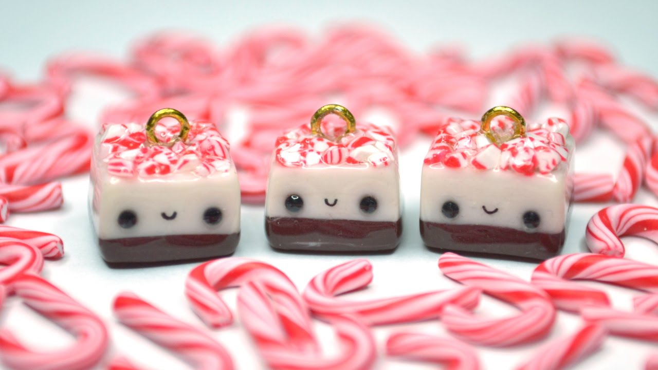Christmas Peppermint Bark | Polymer Clay Tutorial