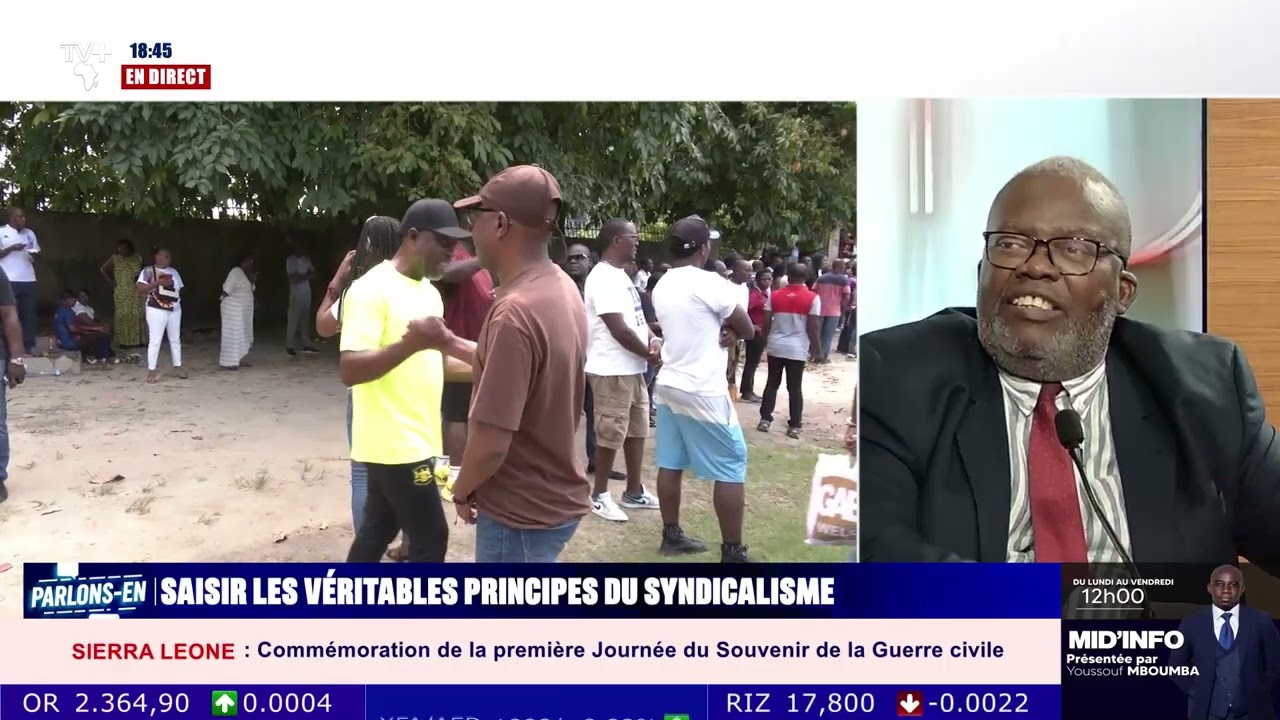Émission parlons en de TV+