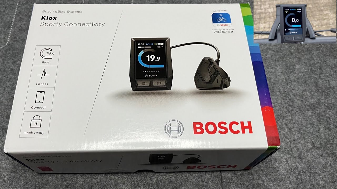 Bosch Kiox Nachrüst-Set: Kompatibel mit allen Motoren des Bosch eBike System 2 ab 2014!