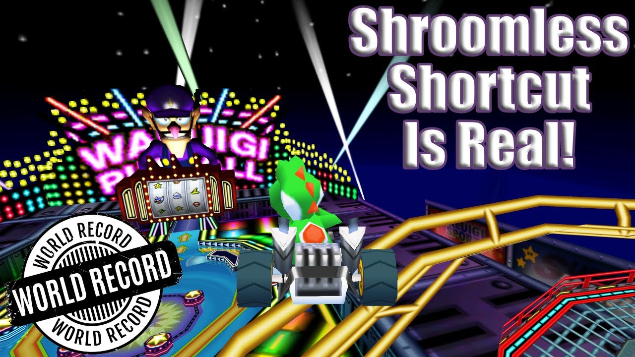 Mario Kart DS Waluigi Pinball Shortcut 3lap 1:33:111 [Former World Record]