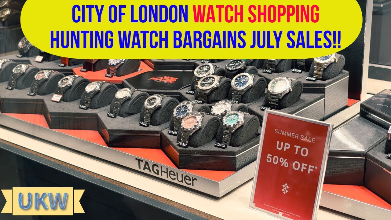 City of London Watch Shopping: Hunting Watch Bargains July Sales!! DON'T MISS OUT!!
