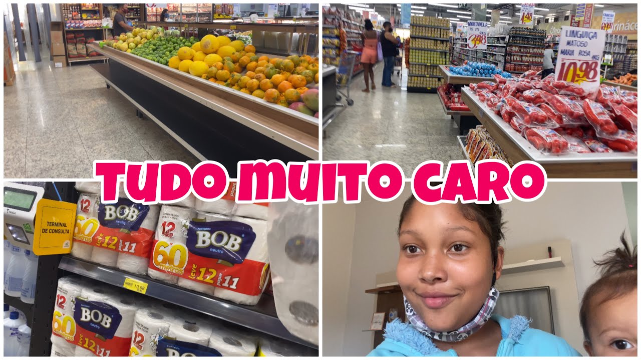 COMPRAS DO MÊS NO MERCADO/ tudo muito caro🤑