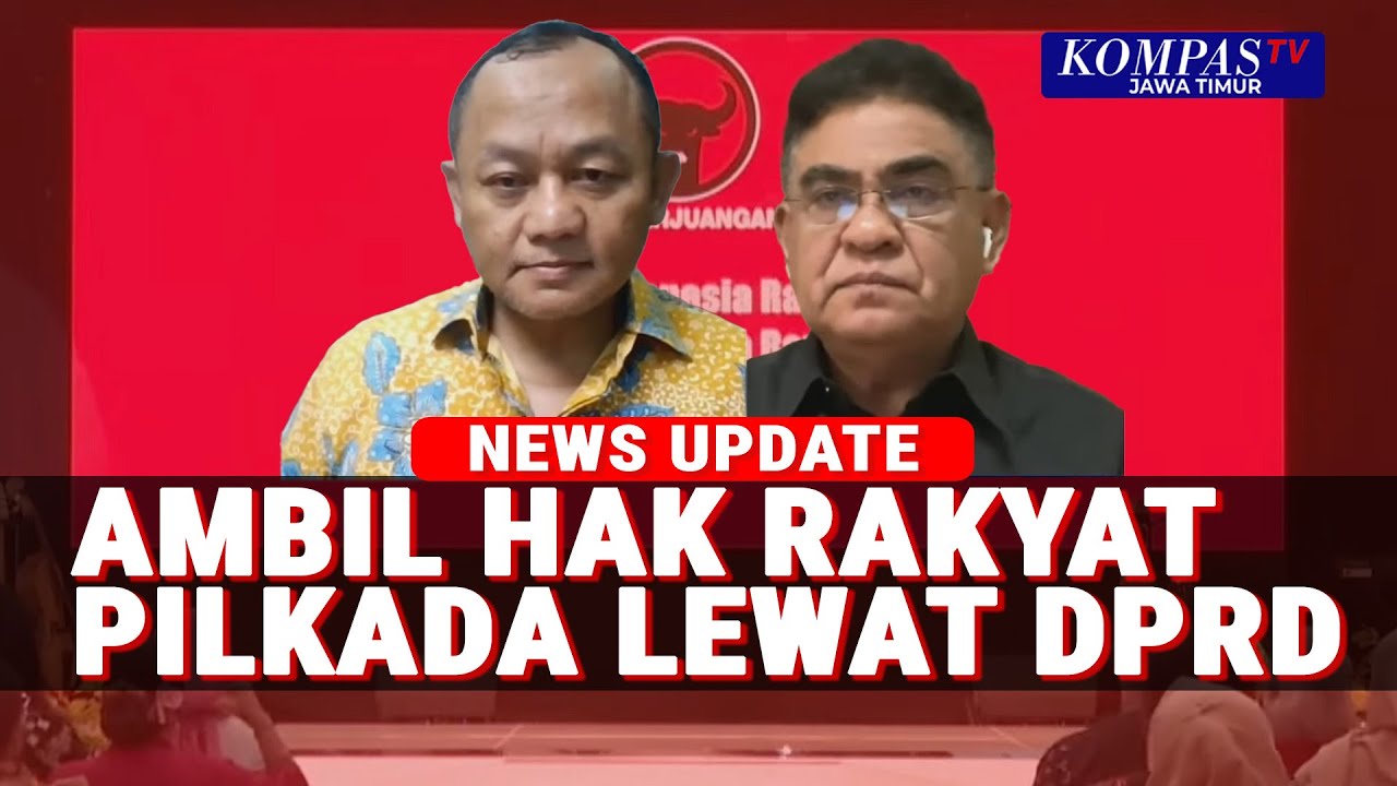 Adu Argumen Golkar VS PDIP Soal Hak Rakyat Pilkada Lewat DPRD Diperdebatkan