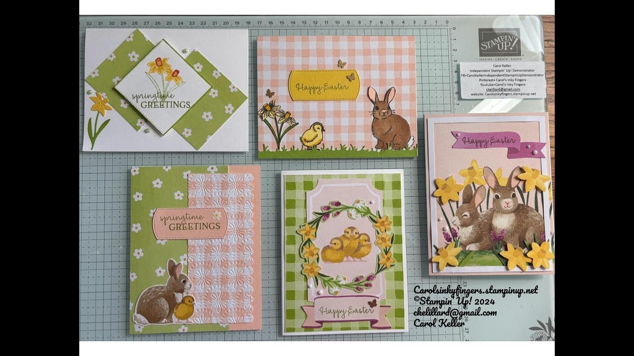 Paper Pumpkin Sweet Springtime Alternative Cards Feb 24 Stampin' Up!