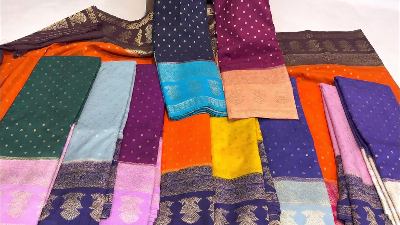 Chickpet wholesale sarees// Laxmi silk and sarees 