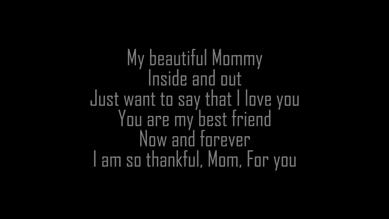 Mother's Day Song - My beautiful Mommy (Karaoke Version)